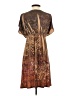 Body Central Print Brown Casual Dress Size S (estimated) - photo 2