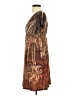 Body Central Print Brown Casual Dress Size S (estimated) - photo 5