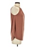 Green Envelope Brown Sleeveless Blouse Size XS - photo 4
