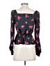 New Look Black Long Sleeve Blouse Size 4 - photo 2
