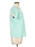 90 Degree by Reflex Teal Short Sleeve Blouse Size L - photo 4
