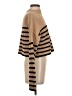 MIOU MUSE Stripes Tan Turtleneck Sweater Size S - photo 4