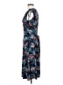 Leota Tropical Blue Cocktail Dress Size S - photo 5