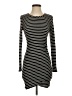 Love, Fire Stripes Black Casual Dress Size S - photo 1