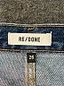 RE/DONE 100% Cotton Hearts Blue Jeans Size 26 waist - photo 3