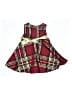 Rare Editions Plaid Burgundy Dress 9-12 MO / 12 MO - photo 2
