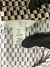 H&M 100% Polyester Houndstooth Brown Tan Long Sleeve Blouse Size S - photo 4