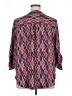 Maurices 100% Polyester Burgundy 3/4 Sleeve Blouse Size 0X - photo 2