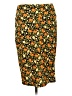 Lularoe Print Orange Casual Skirt Size L - photo 2