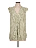 Worthington 100% Polyester Green Sleeveless Blouse Size L - photo 1