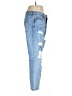 a.n.a. A New Approach Hearts Blue Jeans Size 6 - photo 4