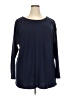 Lane Bryant Blue Long Sleeve Blouse Size 18 - 20 Plus - photo 1