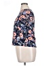 Croft & Barrow Floral Blue Short Sleeve Blouse Size XL - photo 5