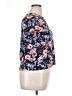 Croft & Barrow Floral Blue Short Sleeve Blouse Size XL - photo 4