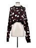NAANAA Animal Print Burgundy Pullover Sweater Size Sm - Med - photo 1