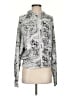 Athleta Paisley Silver Pullover Hoodie Size S - photo 1