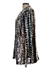 Nasty Gal Inc. 100% Polyester Metallic Silver Blazer Size 10 - photo 5