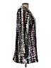 Nasty Gal Inc. 100% Polyester Metallic Silver Blazer Size 10 - photo 4