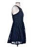 THREE PINK HEARTS 100% Polyester Argyle Blue Cocktail Dress Size XS - photo 4