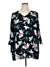 Catherines Black 3/4 Sleeve Blouse Size XL (estimated) - photo 1