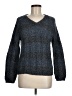 B. Moss Tweed Blue Pullover Sweater Size M - photo 1