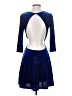 Lulus Solid Blue Cocktail Dress Size S - photo 2