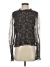 Veronica Beard 100% Silk Black Long Sleeve Silk Top Size 4 - photo 1