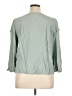 Unbranded 100% Viscose Teal 3/4 Sleeve Blouse Size XL - photo 2