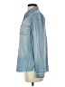 Natural Reflections 100% Lyocell Blue Long Sleeve Button-Down Shirt Size S - photo 5