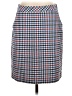 Talbots Checkered-gingham Blue Casual Skirt Size 2 - photo 1