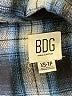 BDG Plaid Blue Long Sleeve Button-Down Shirt Size XS - photo 7