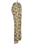 Shein Floral Gold Casual Pants Size 2 - photo 4