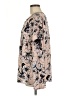 dalia 100% Polyester Floral Tan Long Sleeve Blouse Size L - photo 5
