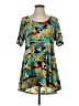 Lularoe Camo Teal Casual Dress Size S - photo 1