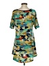 Lularoe Camo Teal Casual Dress Size S - photo 2