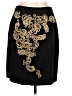 Floreat 100% Cotton Paisley Black Formal Skirt Size 12 - photo 1