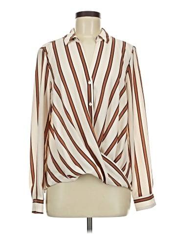 All in Favor Long Sleeve Blouse (view 1)