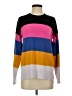 French Connection Color Block Black Pullover Sweater Size S - photo 1
