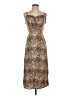 Unbranded Animal Print Tan Cocktail Dress Size S (estimated) - photo 1