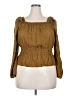 Universal Thread Brown Long Sleeve Blouse Size XXL - photo 1