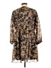 Madewell 100% Polyester Floral Brown Casual Dress Size L - photo 2
