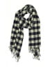 Unbranded Checkered-gingham Black Blue Scarf One size - photo 1