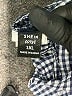 Shein Curve 100% Polyester Houndstooth Silver Long Sleeve Blouse Size 1X - photo 7