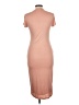 Popular 21 Solid Tan Casual Dress Size L - photo 2