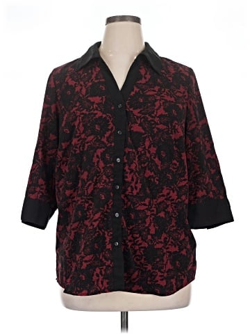 Essentials 3/4 Sleeve Blouse (view 1)