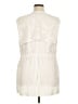 St. John Ivory Sleeveless Button-Down Shirt Size XL - photo 2