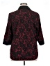 Essentials Paisley Black 3/4 Sleeve Blouse Size 0X - photo 2