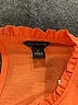 Ann Taylor Orange Short Sleeve Top Size M - photo 7