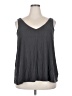 LUXE Gray Sleeveless Top Size XXL - photo 1