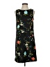 Worthington Floral Black Casual Dress Size S - photo 1